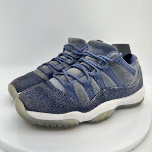 Nike Air Jordan 11 Retro Low Blue Moon Youth Shoes 580521-408 Size 4Y Women 6